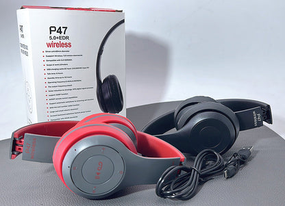 Wireless headphones 5.0+EDR earphones P47
