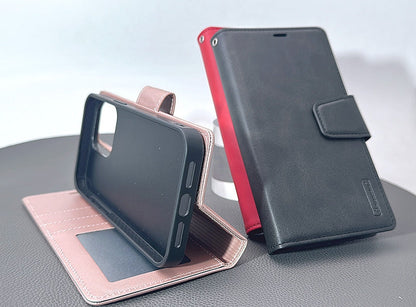iPhone 15 Pro 6.1 Hanman 2 in 1 detachable magnetic wallet case