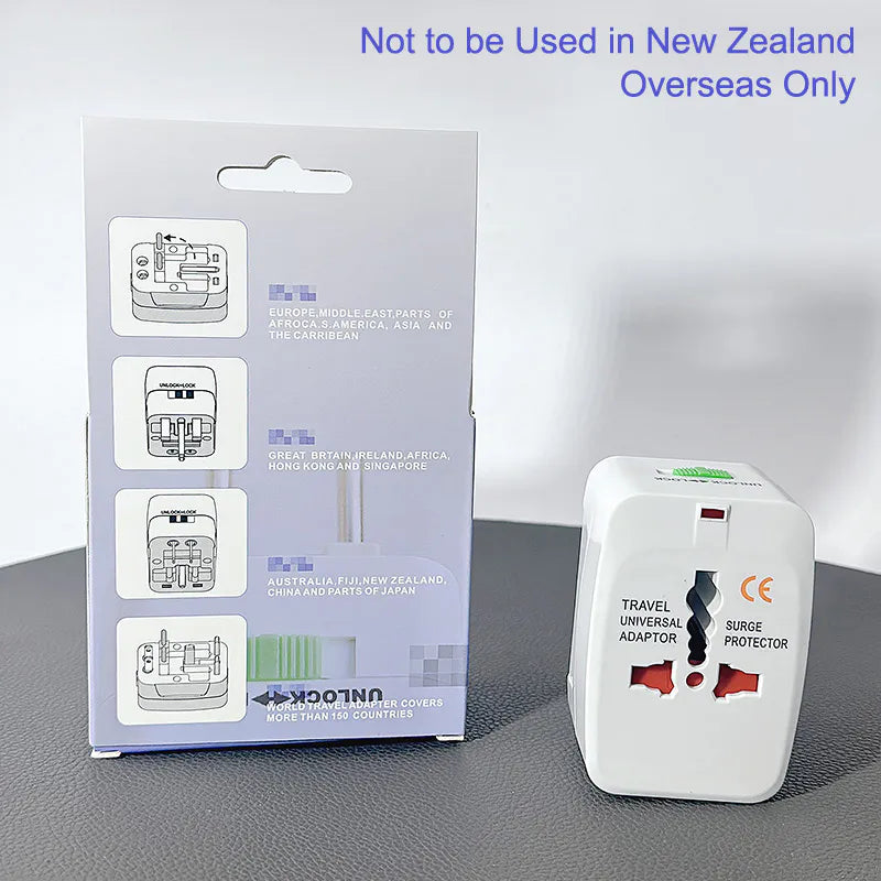 International All in one Universal Travel Adaptor (blue box)