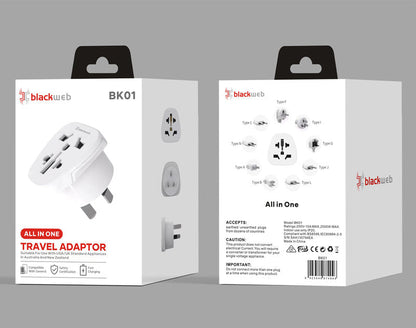 Blackweb all in one travel adapter BK01