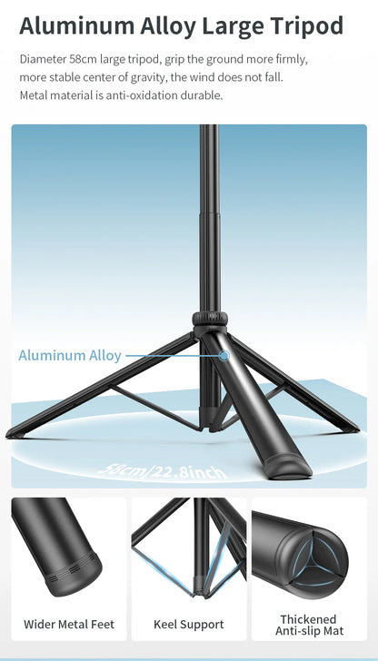 LONG 2m Stable Selfie Stick Tripod C05
