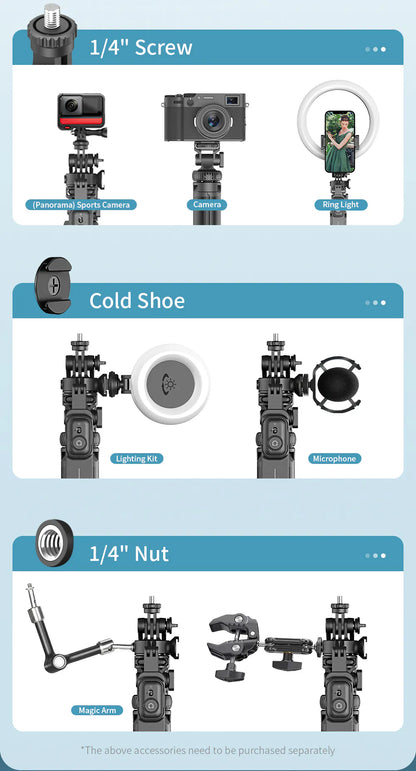 LONG 2m Stable Selfie Stick Tripod C05