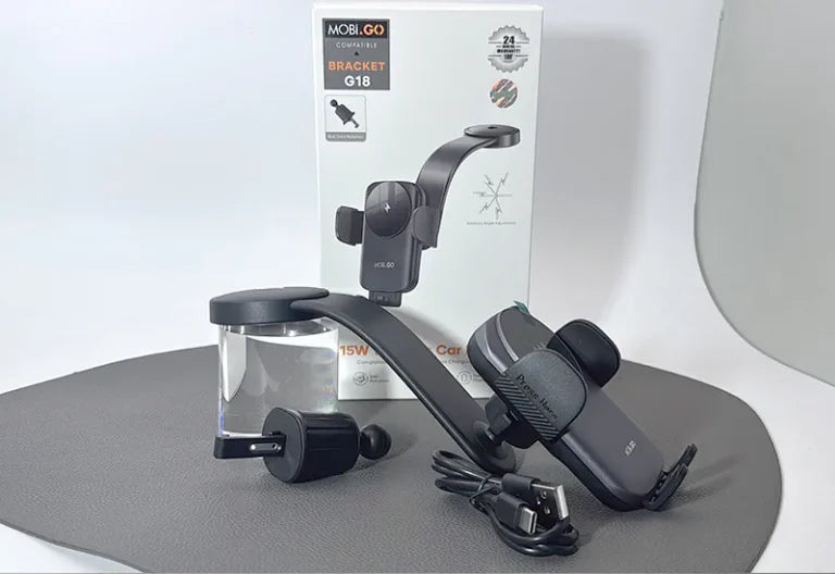 Mobigo 15W Wireless Car Mount Holder G18