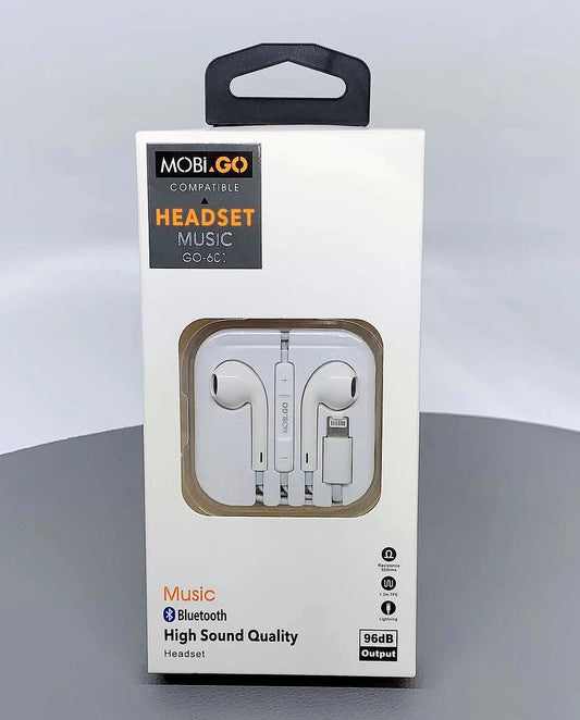 Mobigo wireless bluetooth earphone with lightning connector GO601