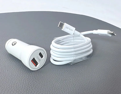 Mobigo PD 38W car charger with Type-C to Type-C cable GO200PDC