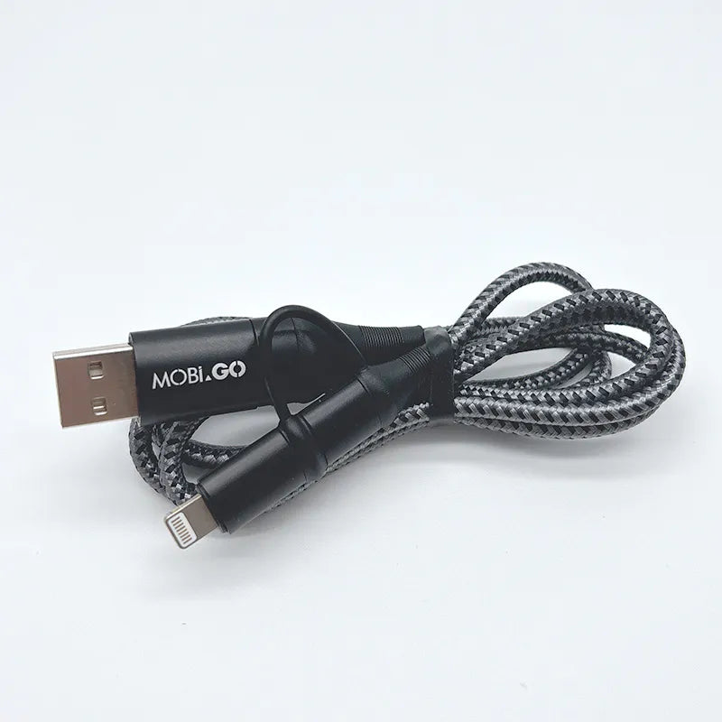 Mobigo 1m PD 60W 4 in 1 MultiConnect Cable GO3TU