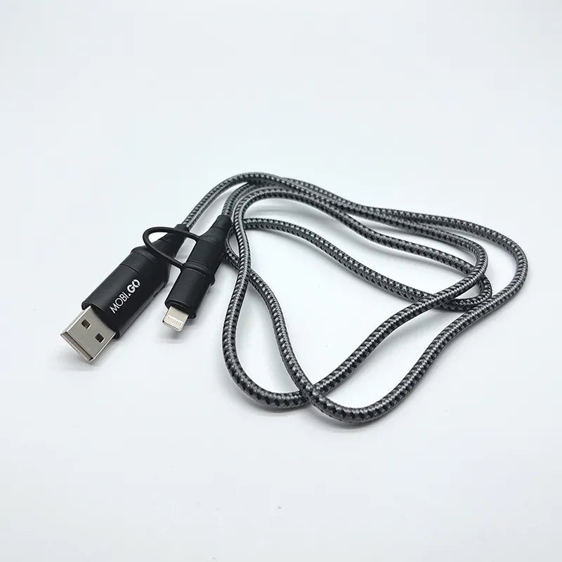 Mobigo 1m PD 60W 4 in 1 MultiConnect Cable GO3TU