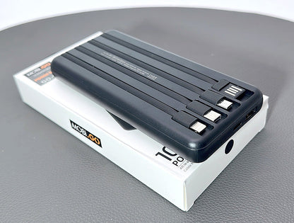 Mobigo 10000 mah MagSafe power bank with micro TYPE-c Lightning cable GO506