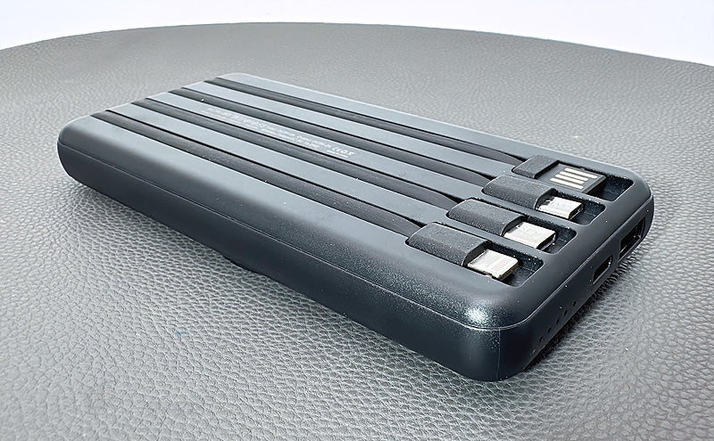 Mobigo 10000 mah MagSafe power bank with micro TYPE-c Lightning cable GO506