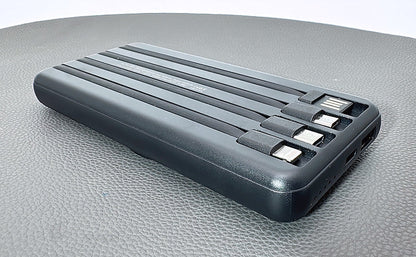 Mobigo 10000 mah MagSafe power bank with micro TYPE-c Lightning cable GO506