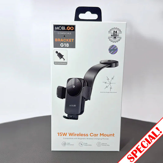 Mobigo 15W Magfit Car Mount Holder G18