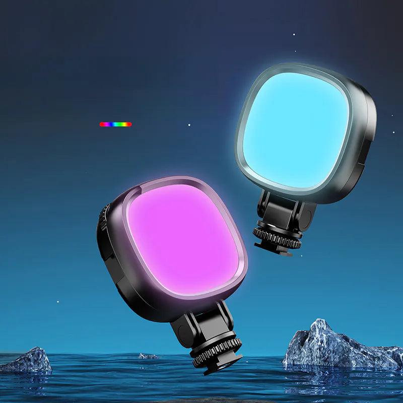 Magnetic 360° Full Color RGB Video Light LED Camera Light