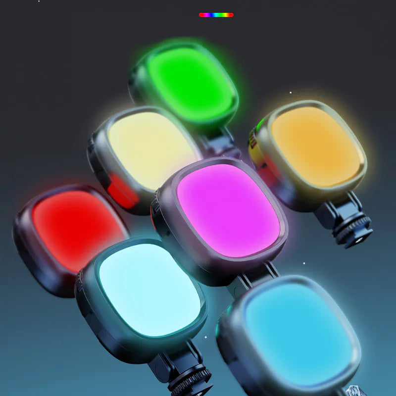 Magnetic 360° Full Color RGB Video Light LED Camera Light