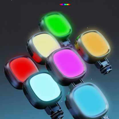 Magnetic 360° Full Color RGB Video Light LED Camera Light