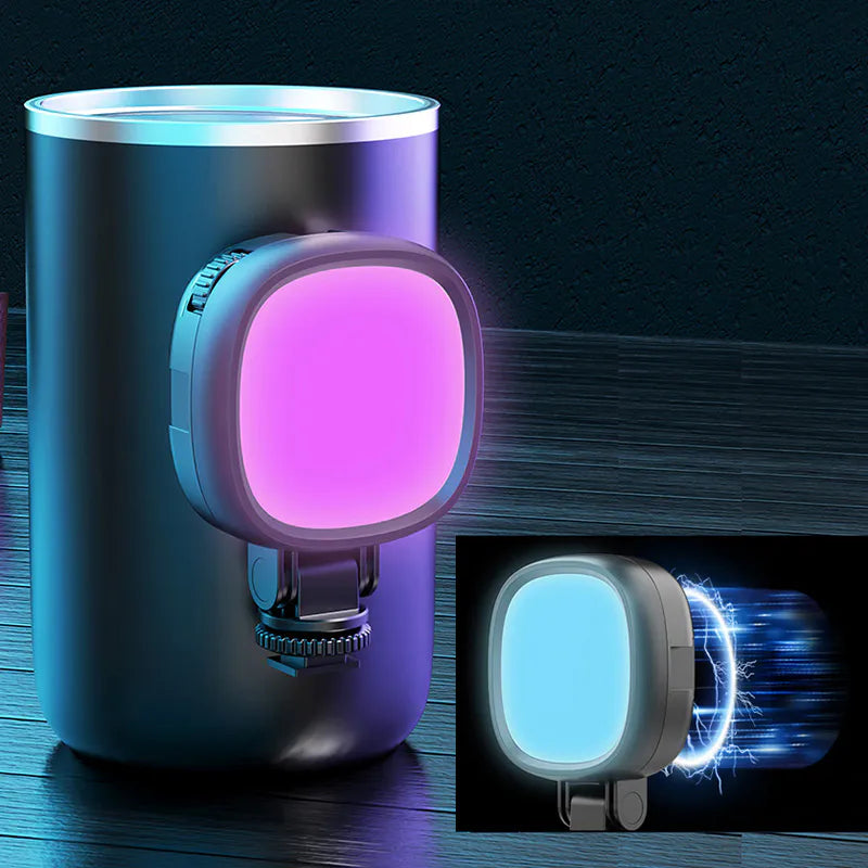 Magnetic 360° Full Color RGB Video Light LED Camera Light