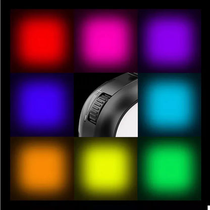 Magnetic 360° Full Color RGB Video Light LED Camera Light