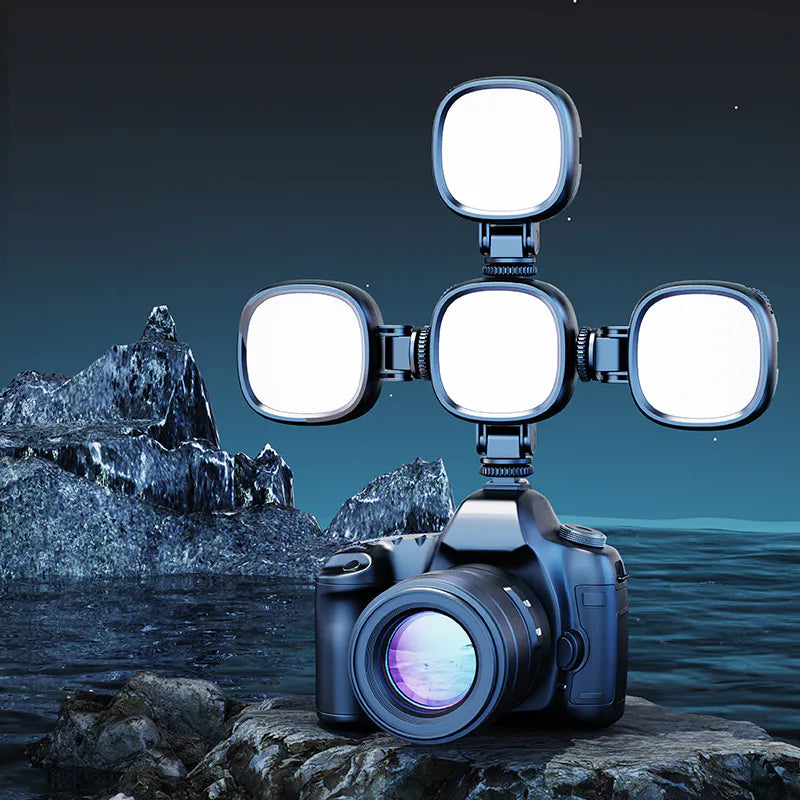 Magnetic 360° Full Color RGB Video Light LED Camera Light