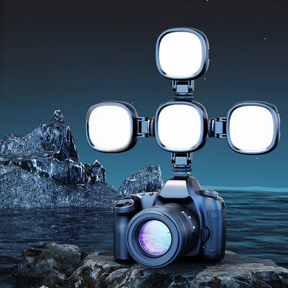 Magnetic 360° Full Color RGB Video Light LED Camera Light