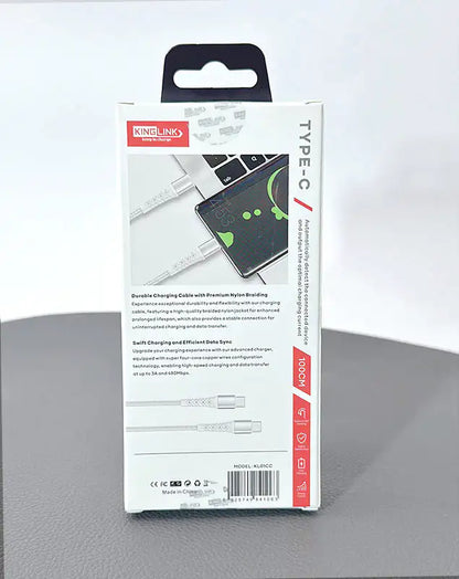 Kinglink 1m PD 60W Type-C to Type-C Cable KL01CC