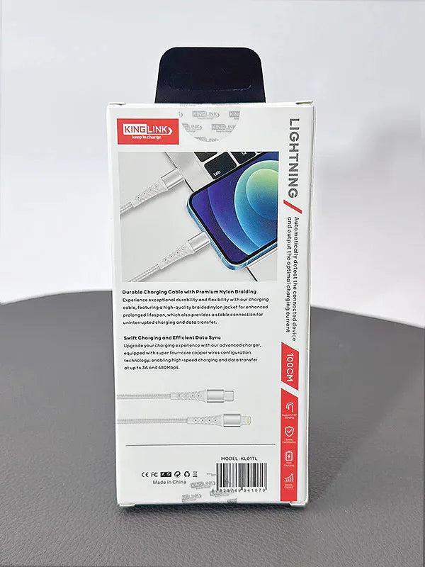 Kinglink 1m PD 20W Type-C to Lightning Cable KL01TL