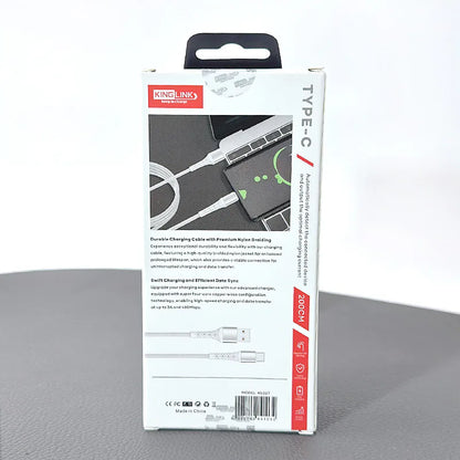 Kinglink 2m 3A Type-C Cable KL02T