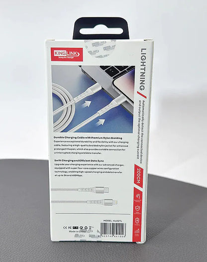 Kinglink 2m PD 20W Type-C to Lightning Cable KL02TL