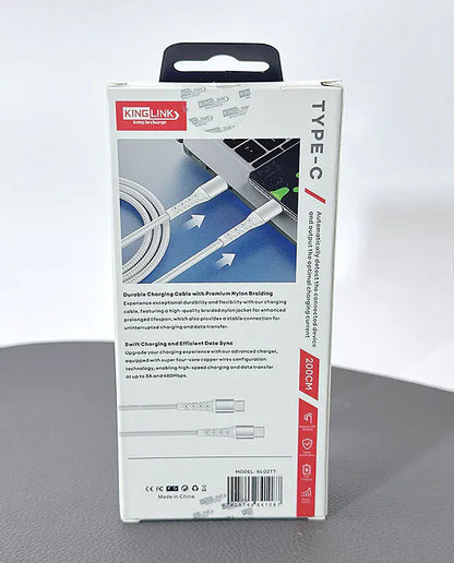 Kinglink 2m PD 60W Type-C to Type-C Cable KL02TT