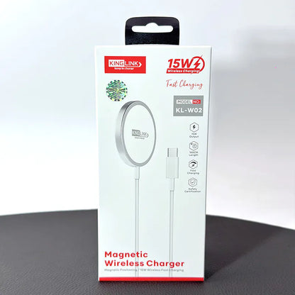 Kinglink 1m 15W Magnetic Wireless Charger KLW02