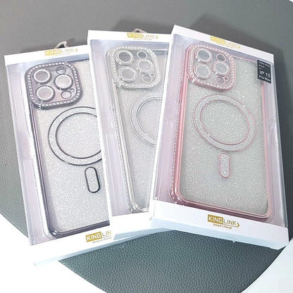 S25+ Kinglink glitter bling design case (magnet) for magsafe