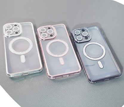 S25+ Kinglink glitter bling design case (magnet) for magsafe