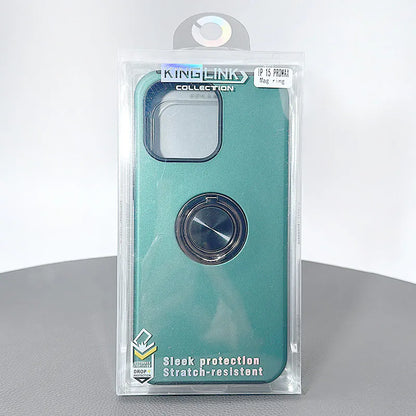 iPhone 16e Kinglink mag ring case with kickstand