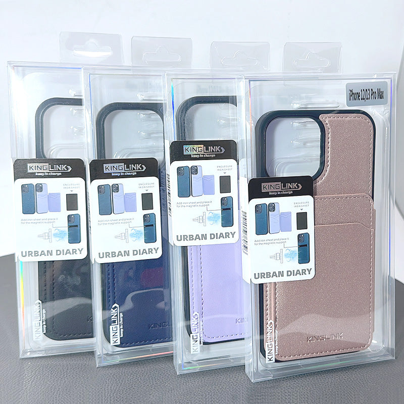 Iphone 15 plus /14 plus 6.7 Kinglink urban diary leather wallet case with magnetic
