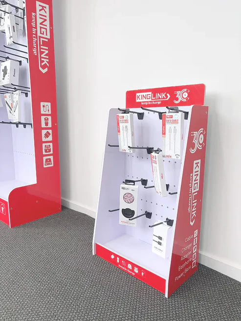 Kinglink Retail Magazine Display Stand 12 hooks (35cm*20cm*65cm)