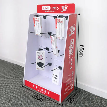 Kinglink Retail Magazine Display Stand 12 hooks (35cm*20cm*65cm)