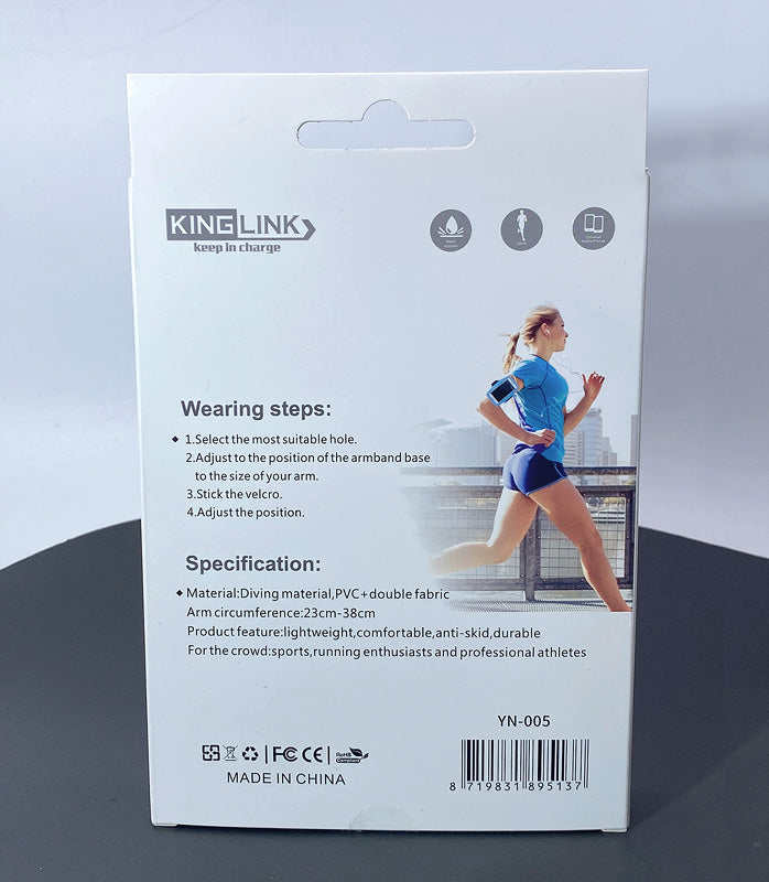Kinglink Sweatproof universal running sports armband YN005
