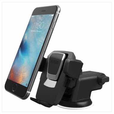 Easy one touch mobile phone holder