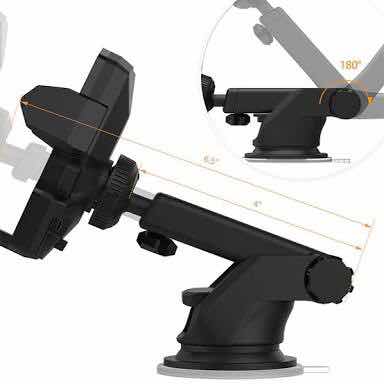 Easy one touch mobile phone holder